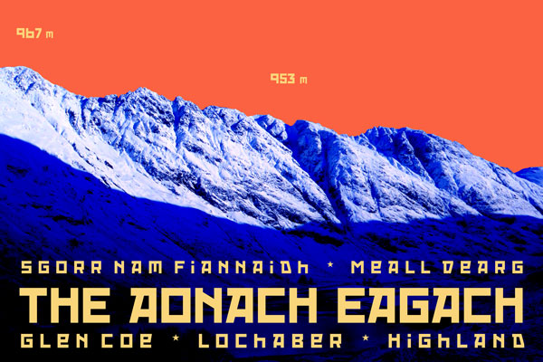 Jeremy Rossiter ART | Aonach Eagach Ridge Poster