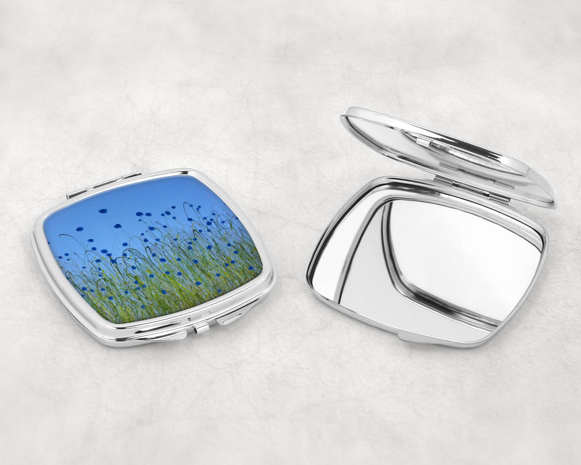 Blue Boys Compact Mirror