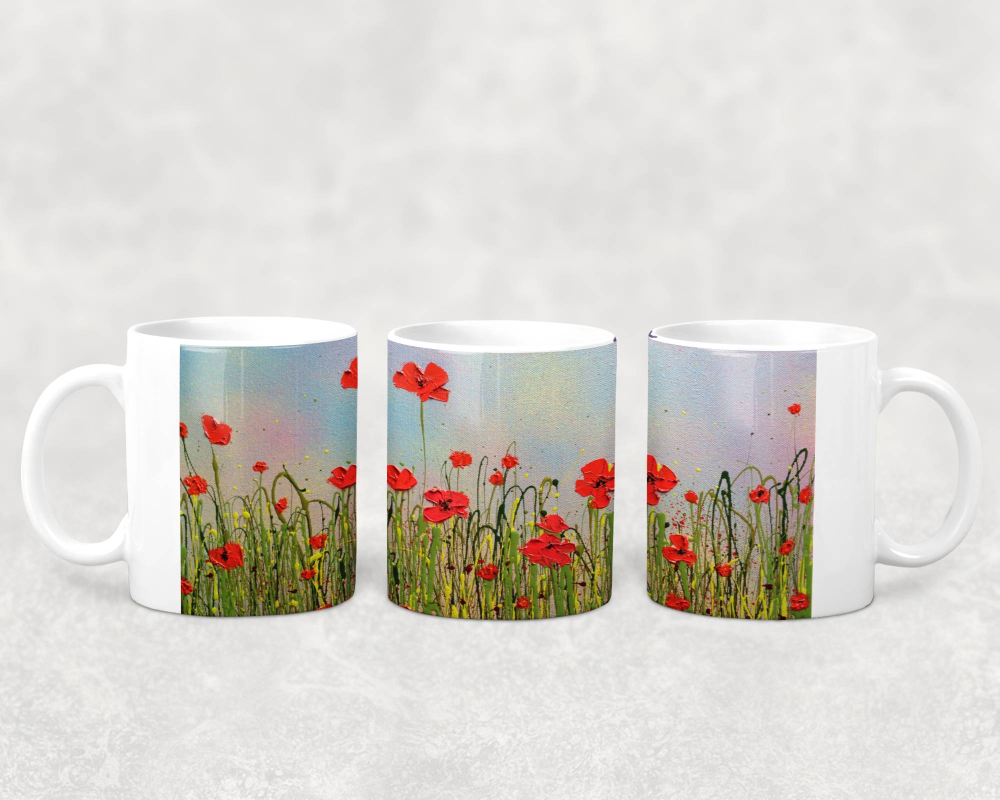 Poppies (day) Mug
