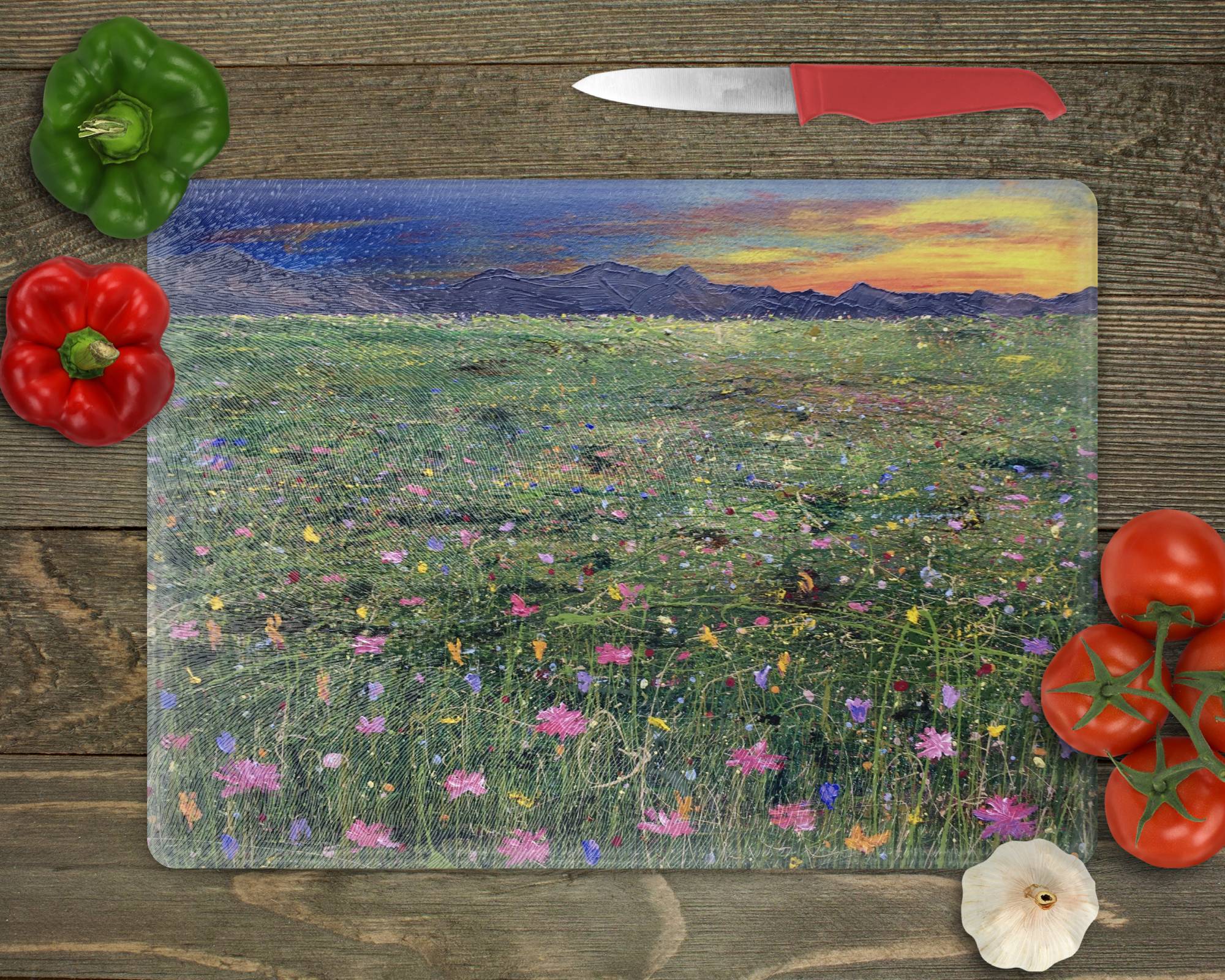 Sunrise over the Machair Board