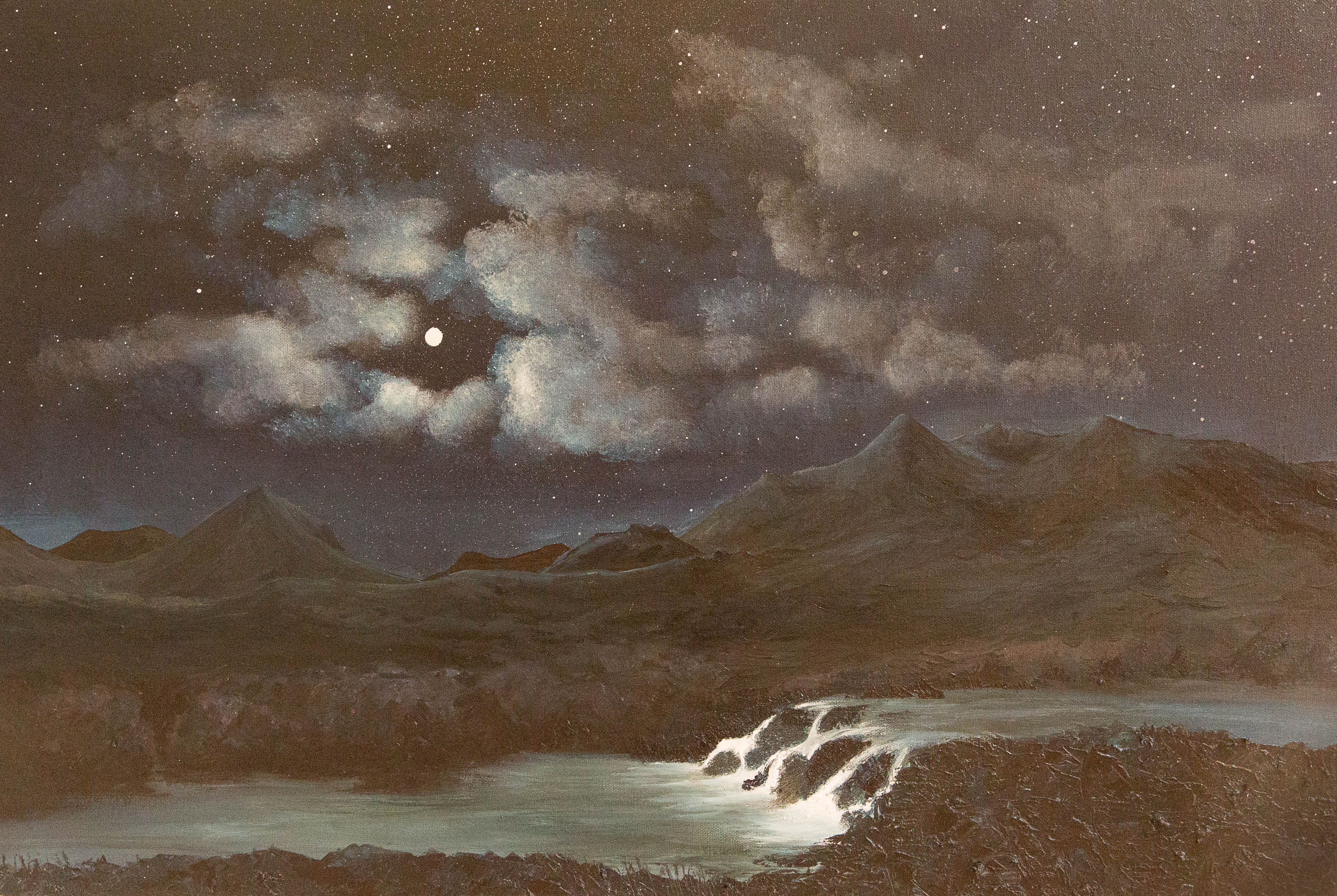 Moonlit Cuillin, Skye