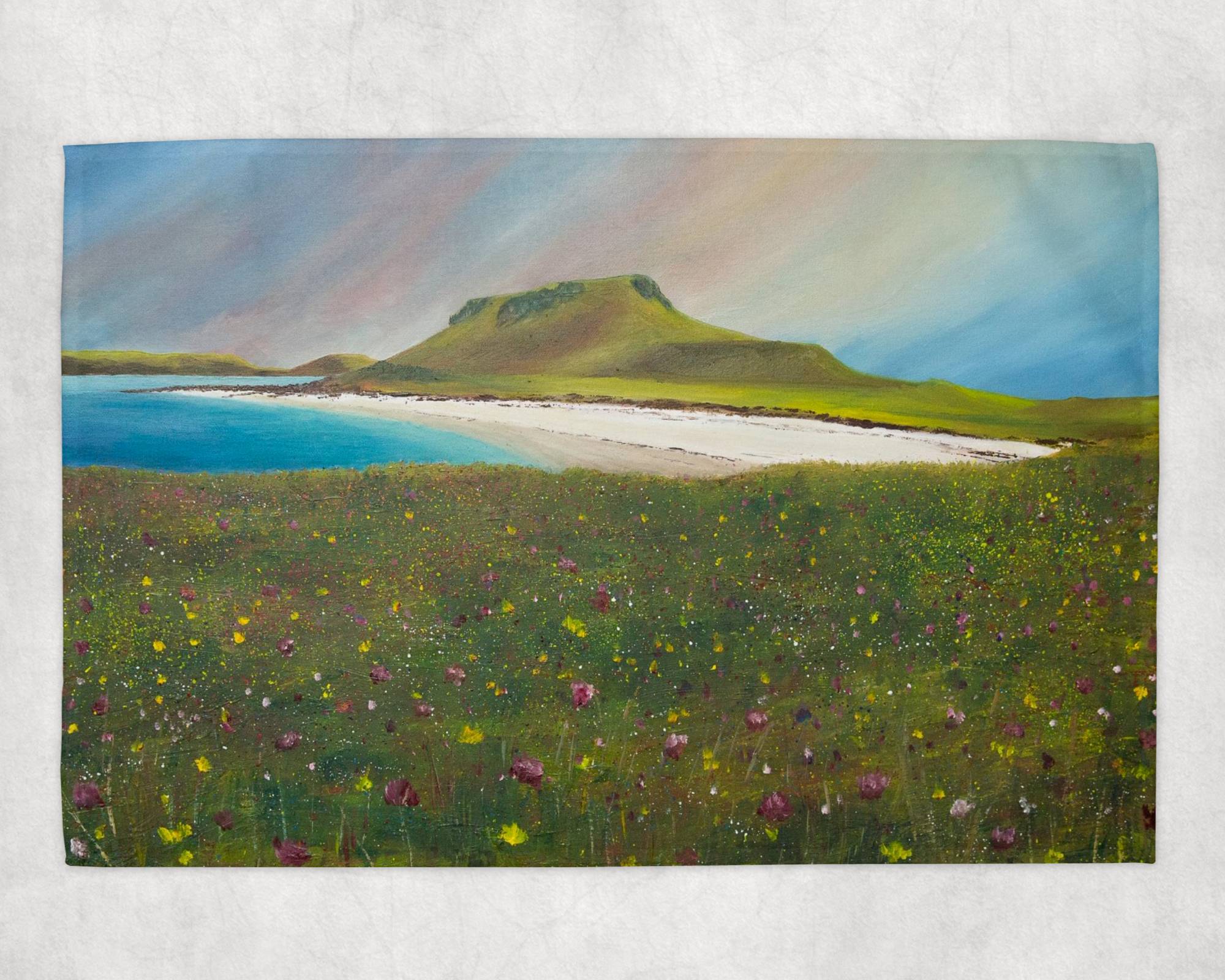 Coral Beach (Skye) Tea Towel