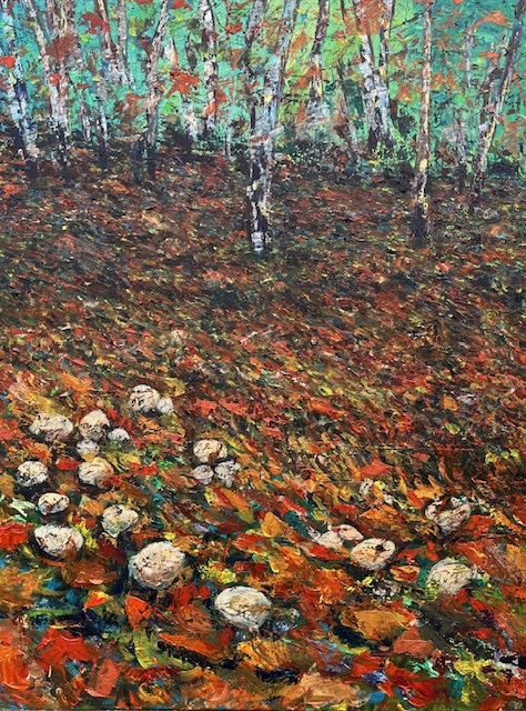 10 x 'Autumn Mushrooms' Cards