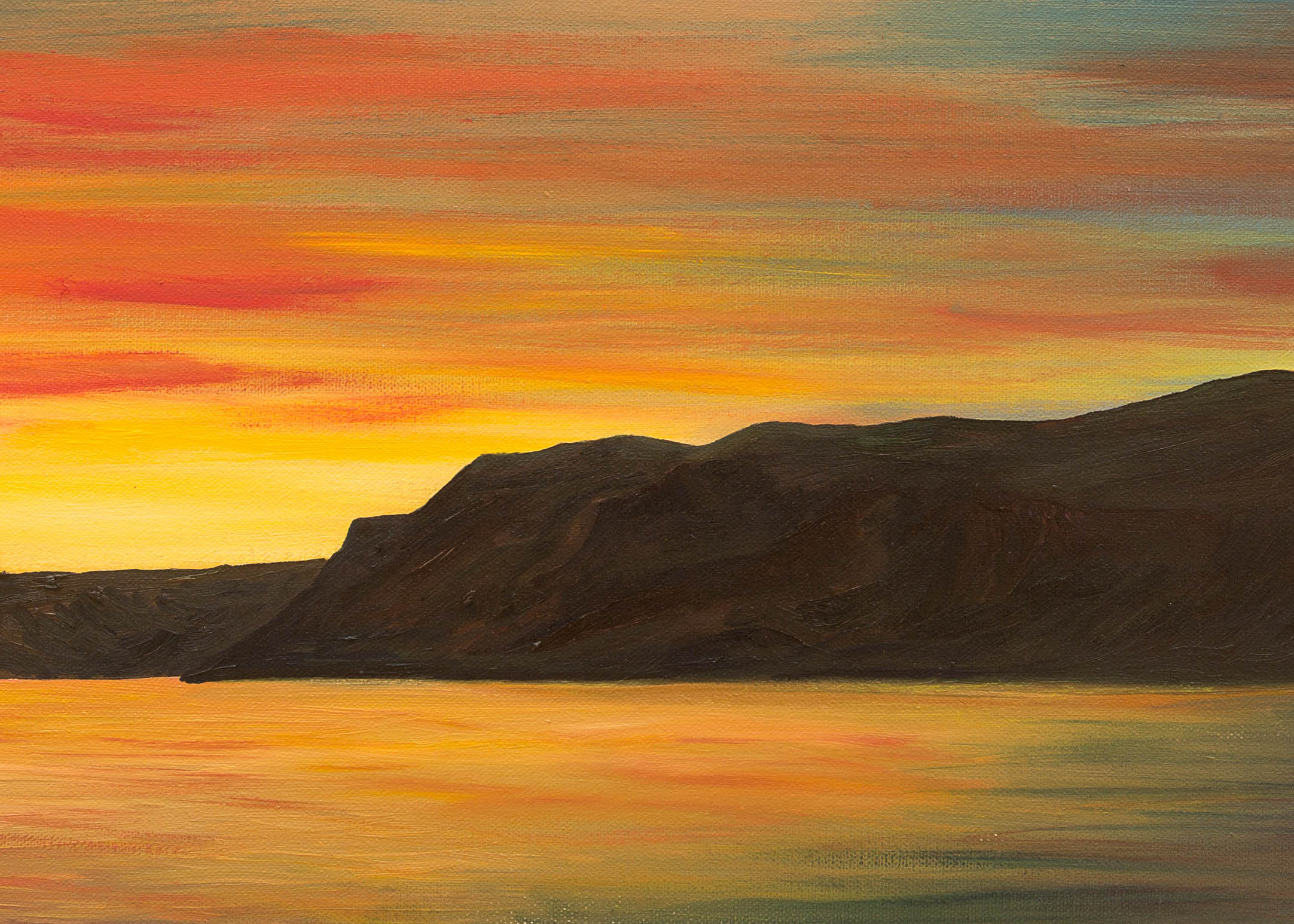 Sunrise over Portree Harbour