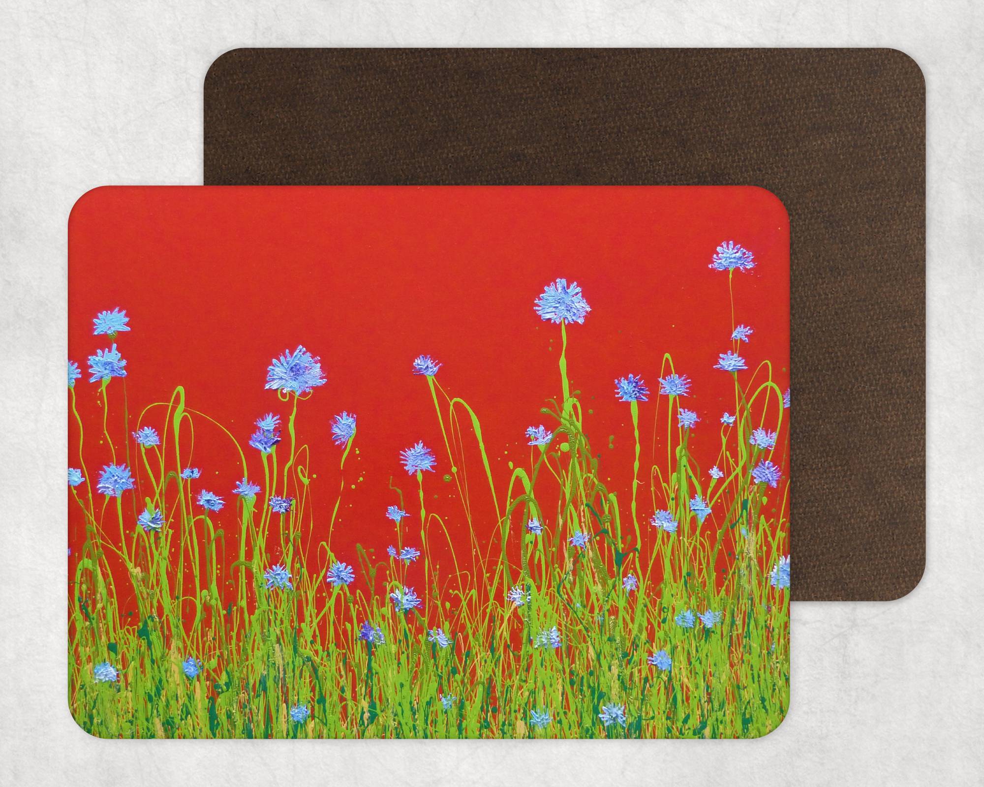 Cornflowers (on red) Placemats