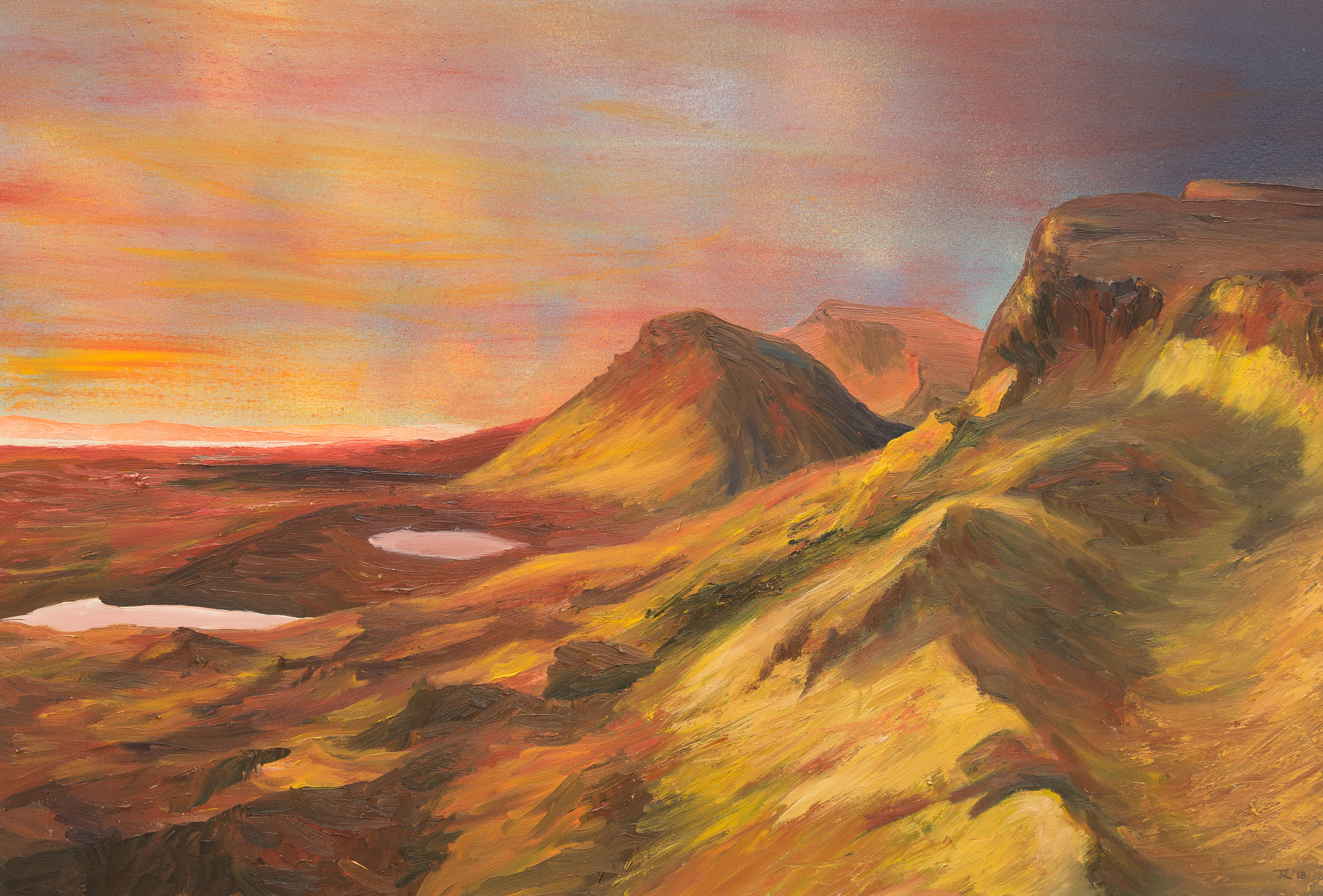 10 x 'Trotternish Sunrise' cards