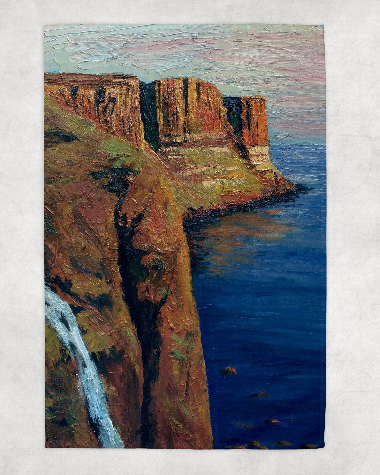 Kilt Rock (Skye), Tea Towel 