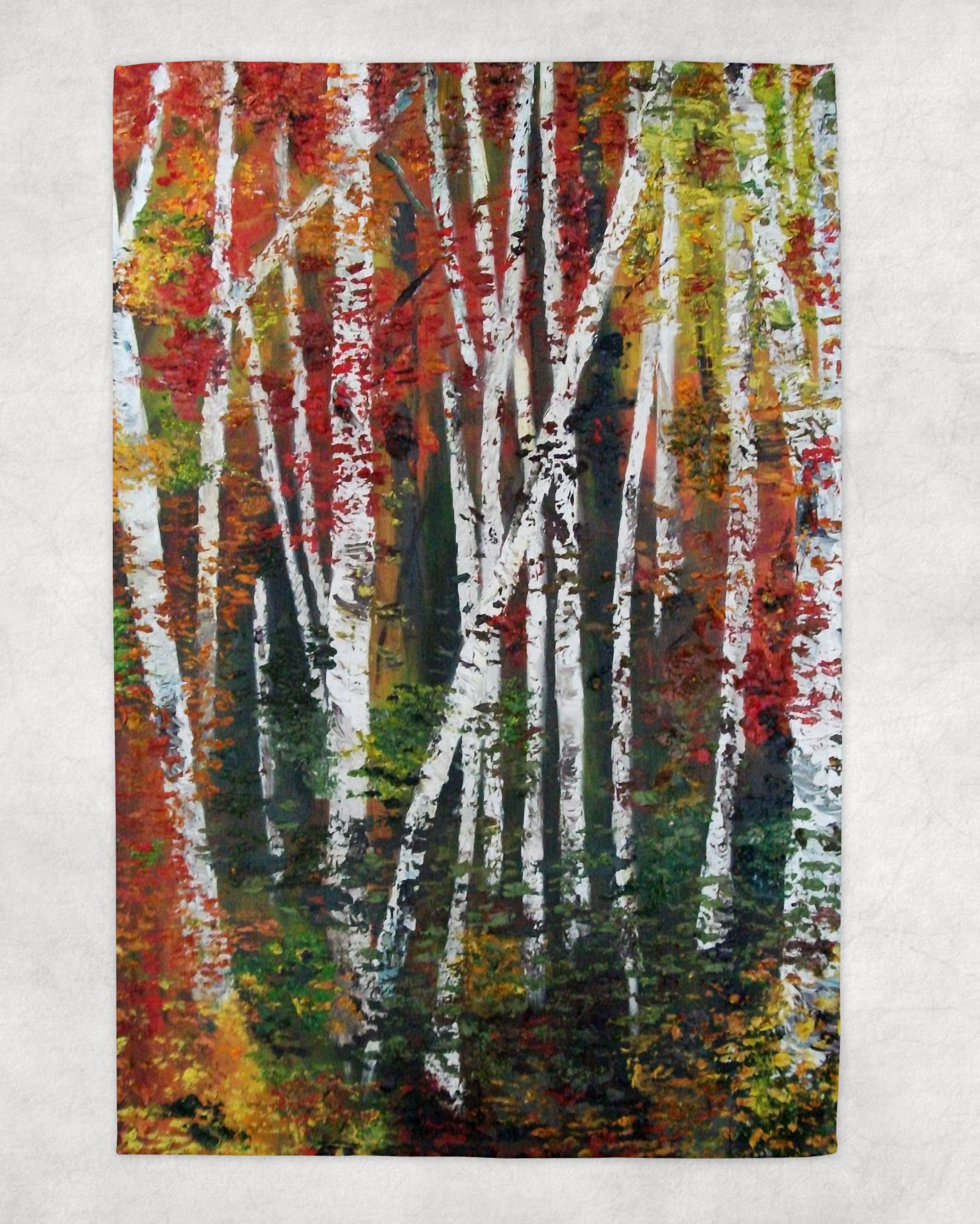 Birch Trees Tea Towel