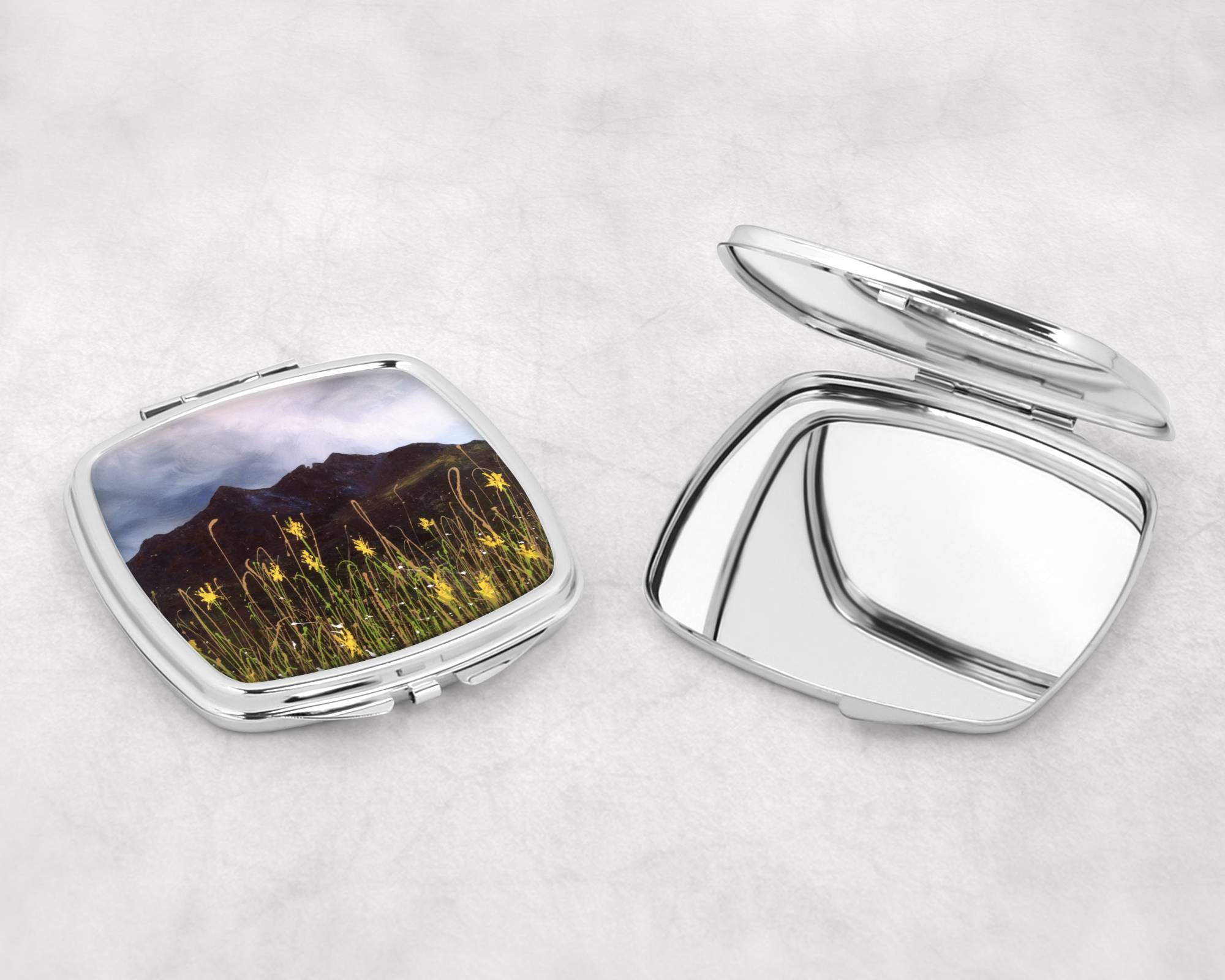 Cuillin Wldflowers Compact Mirror