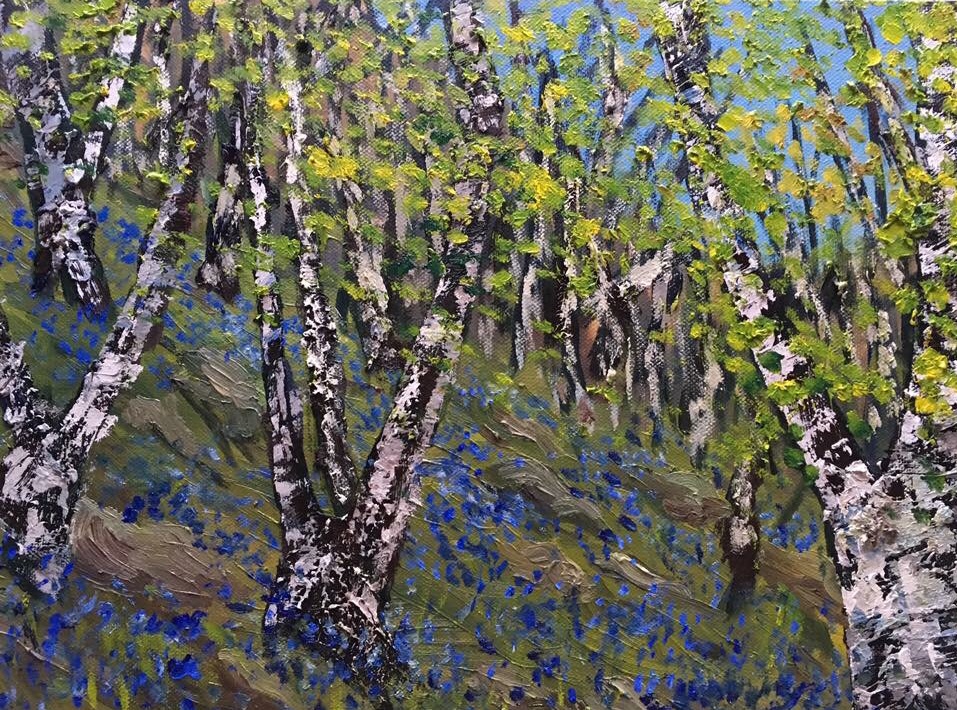 10 x 'Birch Copse' cards
