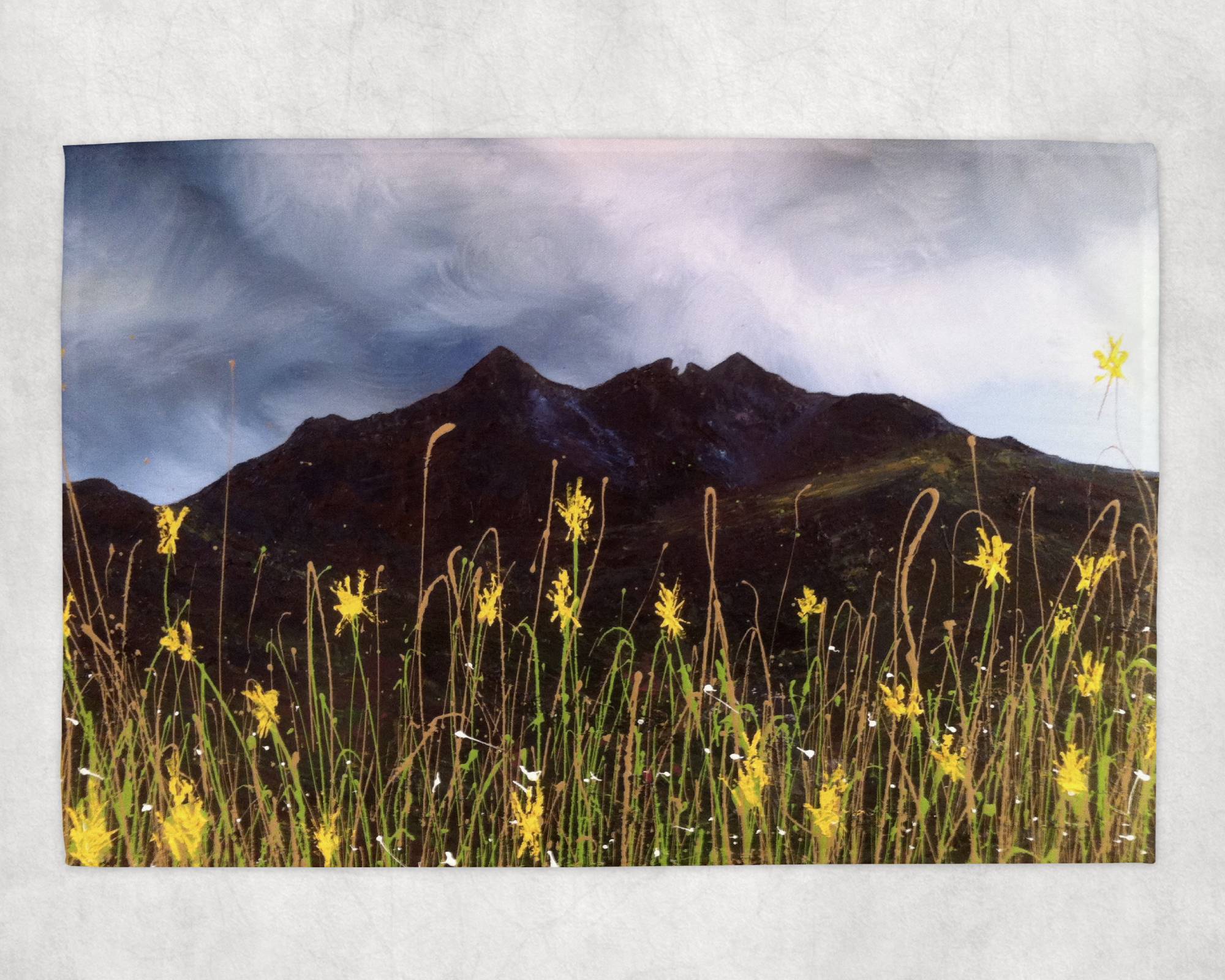 Cuillin Wildflowers Tea Towel