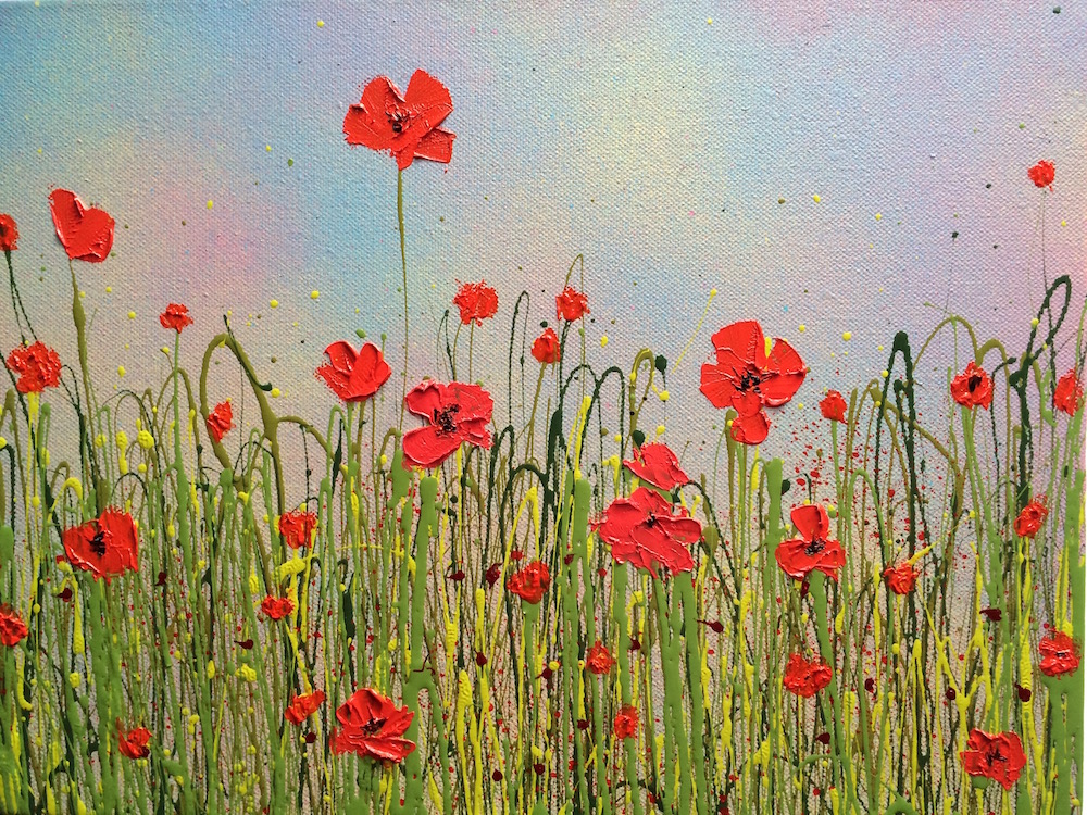 10 x 'Day Poppies' cards