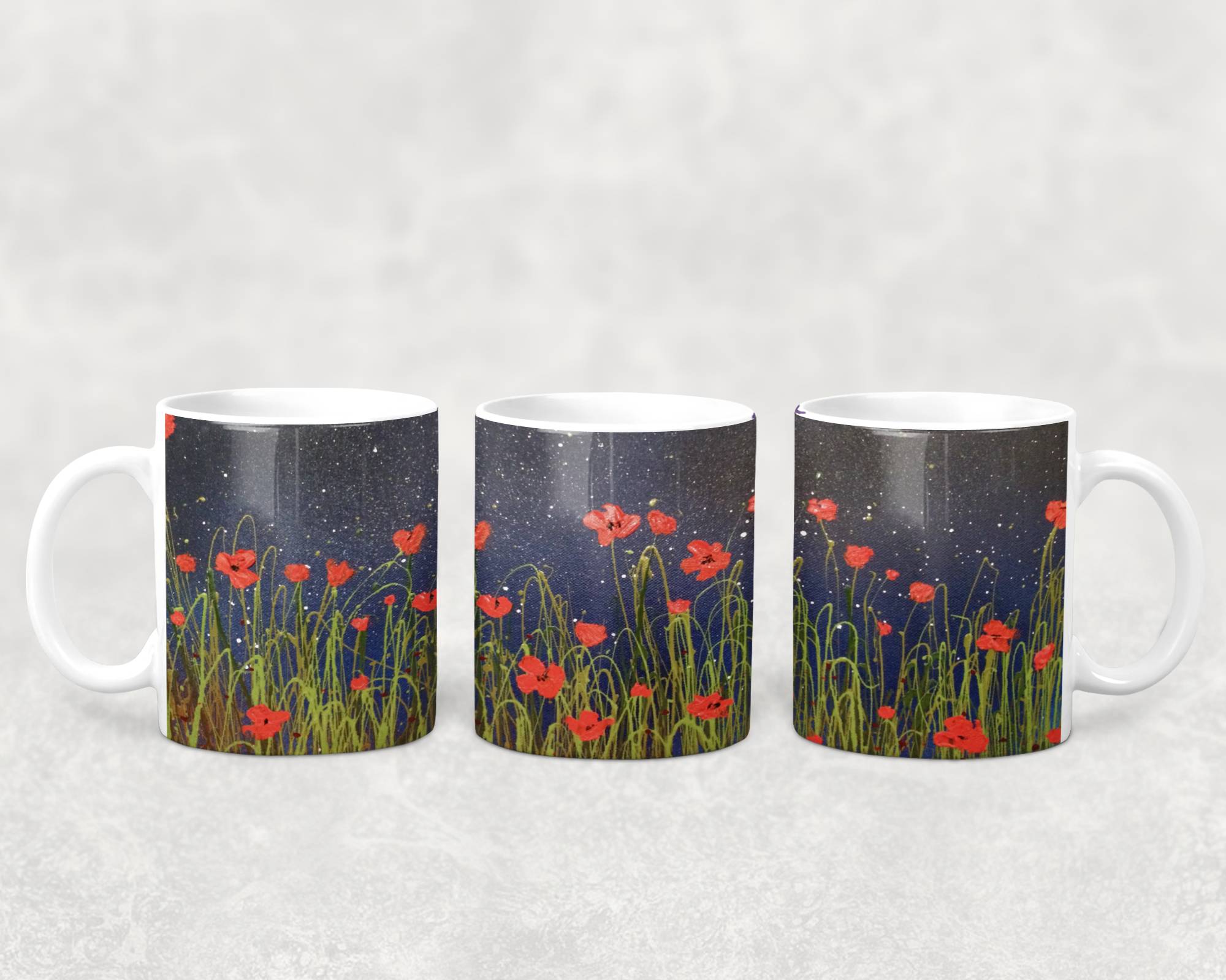 Poppies (night) Mug